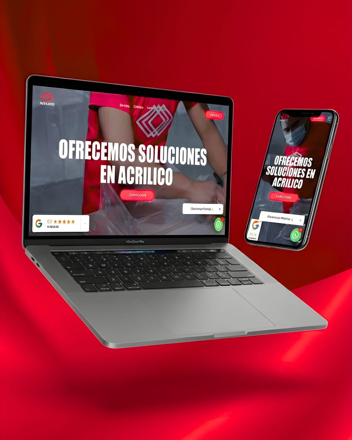 Acriland Web — caso de éxito de desarrollo web y SEO industrial con Antuario.