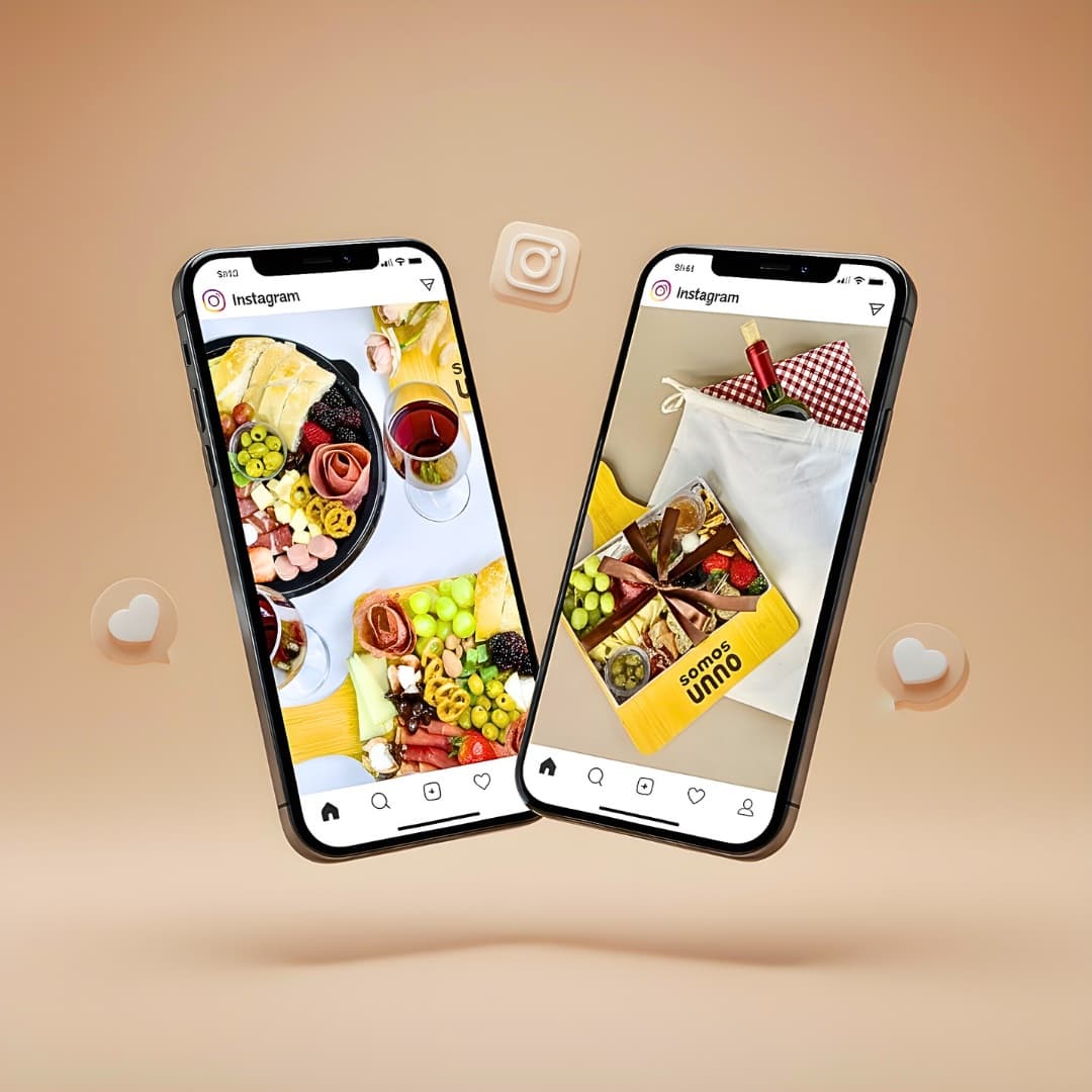 Somos Unno — caso de éxito de creación de contenido, redes sociales y campañas de Meta Ads desarrollado por Antuario para una marca mexicana de charcutería y tablas de quesos gourmet.